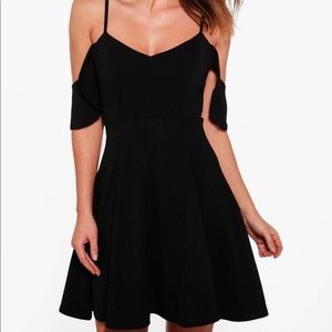 Drop shoulder skater dress